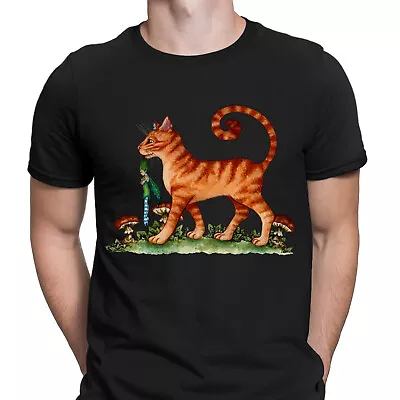 Buy Cute Orange Tabby Fairy Cat Animal Lovers Gift Vintage Mens T-Shirts Tee Top #D • 9.99£