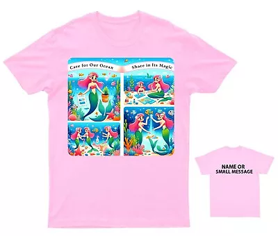 Buy Ocean Stewardship Mermaid Kids T-Shirt, Eco-Friendly Sea Guardian Tee For Consci • 10.95£