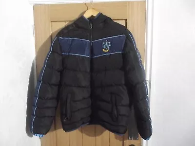 Buy Harry Potter Ravenclaw Hooded Black Jacket Coat Size Medium Immaculate Condition • 20£