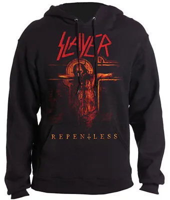 Buy Slayer Repentless Crucifix Pull Over Hoodie  OFFICIAL • 38.49£