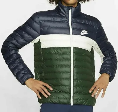 Buy Nike Sportswear Synthetic Fill Full Zip Puffer Jacket Bv4685-451 - Men M • 79.99£