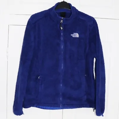 Buy The North Face Teddy Fleece Jacket Size Large Women’s Blue Zip Up Pre Loved Warm • 36.77£