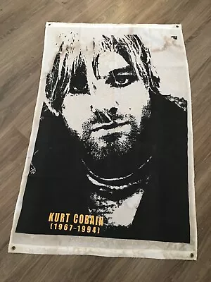 Buy Kurt Cobain (1967-1994) Nylon Flag • 25£