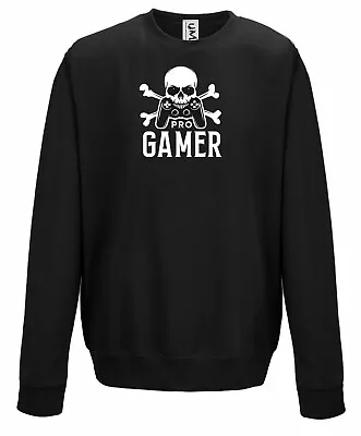 Buy Gamer Gaming Sweater Pro Gamer Controller And Skull Gift All Sizes Adults & Kids • 12.99£