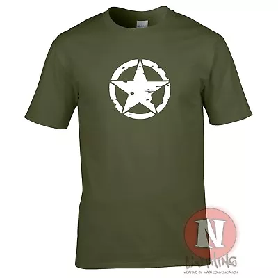 Buy US Army Star WW2 Military Armour T-shirt World Of War Tanks RC Airsoft Heng Long • 11.99£