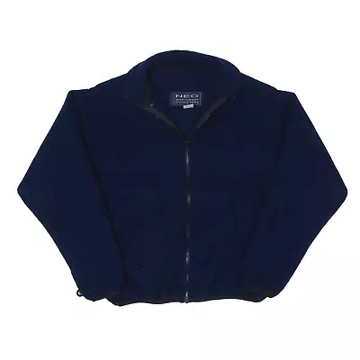 Buy Vintage NORTHEAST OUTFITTERS Fleece Jacket Blue 90s Mens XL • 19.99£