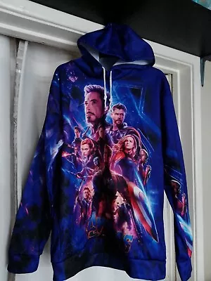 Buy 3D.. Marvel Avengers..Hooded Sweatshirt...U.K. Size..XL.. Excellent Condition.. • 6.95£