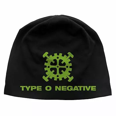 Buy Type O Negative Gear Logo Jersey Beanie Hat Official Gothic Metal Band Merch • 15.65£