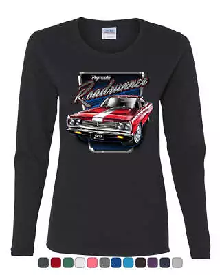 Buy Plymouth Roadrunner Women's Long Sleeve Tee American Muscle Car Classic Route 66 • 31.80£