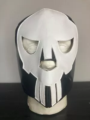 Buy PUNISHER Mexican Wrestling Mask Cross Bones Lucha Libre Luchador Skull - ADULT • 15.99£