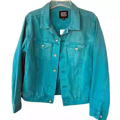 Buy BDG Turquoise Denim Ladies Jacket Size L • 35.68£