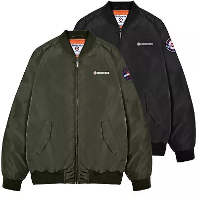 Buy Mens Lambretta Classic Badged MA1 Bomber MOD SKA Jacket Coat Sizes M To 4XL • 44.99£