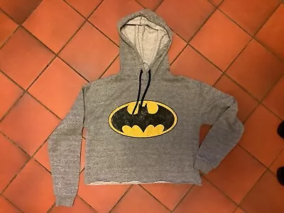 Buy BNWoT BATMAN Grey Oversized Cropped Hoodie, Hooded Sweatshirt, Size 4, Bust 38” • 3.99£