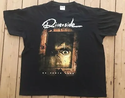 Buy RIVERSIDE 02 Panic Room Vintage 2007 T Shirt Poland Prog Rock Porcupine Tree LP • 58.80£