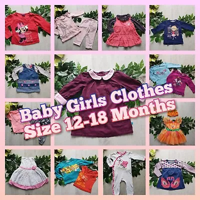 Buy Baby Girls Clothes Make Build Your Own Bundle Job Lot Size 12-18 Months Outfit • 2.85£
