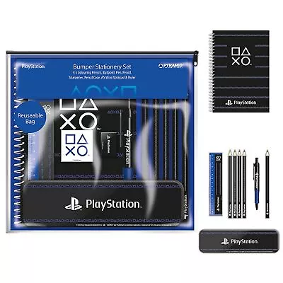 Buy Merch Playstation: Pyramid - Pinstripe Dark (Bumper Stationery Set / Set Can NEW • 11.16£