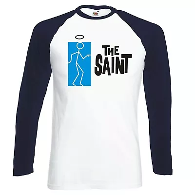 Buy Inspired By The Saint  Stickman Logo  Raglan Longsleeve Baseball T-shirt • 16.99£
