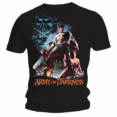 Buy Army Of Darkness Smoking Chainsaw T Shirt OFFICIAL Ash Evil Dead Horror Classic • 12.99£
