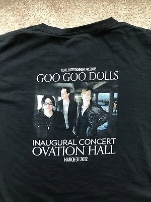 Buy Goo Goo Dolls Revel Casino Inaugural 2012 Atlantic City Womens Shirt Size 3XL • 23.70£
