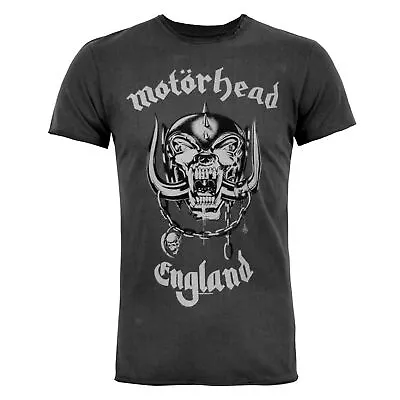Buy Amplified Official Mens Motorhead England T-Shirt NS4470 • 23.03£
