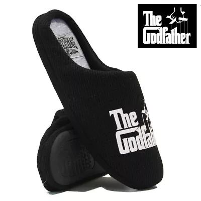 Buy Mens The Godfather Novelty Slippers Warm Comfort Fleece Lined Winter Mules Size  • 11.95£