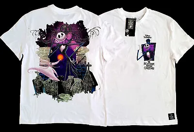 Buy NIGHTMARE BEFORE CHRISTMAS (See Back) T-SHIRT WHITE COTTON BNWT PRIMARK LICENSED • 15.95£