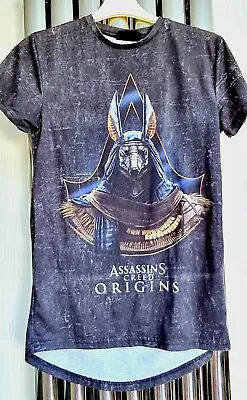 Buy Assassins Creed Origin Young Teens Unisex T-Shirt Short Sleeve Size S Black • 5.50£