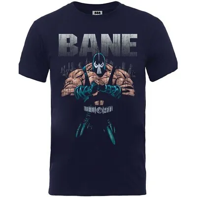 Buy DC Comics Official Batmans Bane Mens Navy Blue T-Shirt Cartoon Dark Knight Small • 9.95£