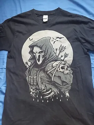 Buy Overwatch Reaper T Shirt - Hard Times Clothing - Mens Medium • 15£