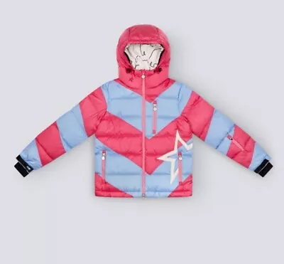 Buy Perfect Moment Girl Super Mojo Down Puffer Ski Jacket, Pink Blue Age 14 BNWT NEW • 269£