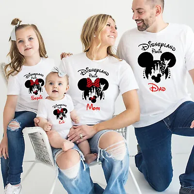 Buy Personalised Disneyland Paris Family T-Shirt,Disneyland 2024 Unisex Tee Top • 10.99£