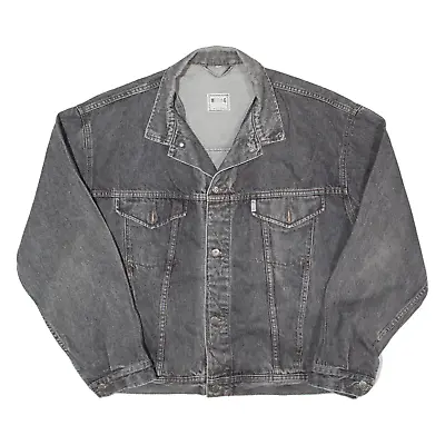 Buy Vintage MUSTANG Mens Denim Jacket Grey 90s XL • 23.99£