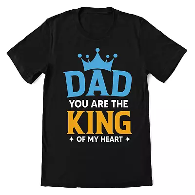 Buy Personalised Dads T-Shirt Top, Father’s Day /Birthday , Dad You Are King • 15£