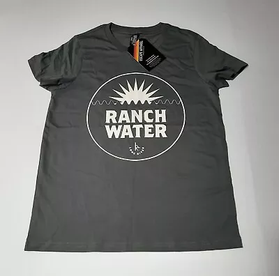 Buy Ranch Water T-Shirt Womens Size S Short Sleeve Gray NWT Promotional Lone River • 14.17£