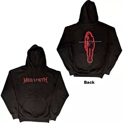 Buy Megadeth 'Countdown To Extinction Red Print' Pullover Hoodie - NEW • 32.99£