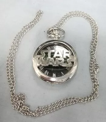 Buy Star Wars Fob Silver Watch Pendant Steam Punk Space Opera Darth Vader Movies USA • 2£