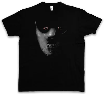 Buy HANNIBAL MASK T-SHIRT - Face Red The Silence Der Lecter Dragon Of Lambs S - 5XL • 21.54£