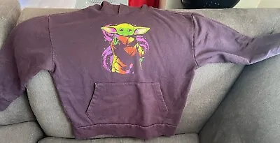 Buy GROGU OLD NAVY Star Wars Mandalorian Baby Yoda Kids Medium Hoodie Sweatshirt • 20.02£