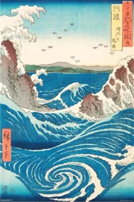 Buy Impact Merch. Poster: Hiroshige - Naruto Whirlpool 610mm X 915mm #92 • 8.19£