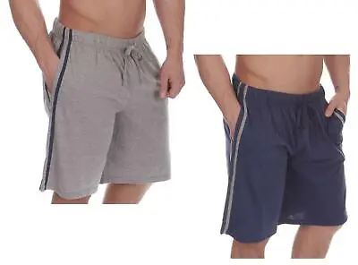 Buy Mens Lounge Shorts Jersey Cotton Lounge Wear Pyjama Shorts Bnwt • 5.99£