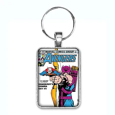 Buy The Avengers #223 Cover Key Ring Or Necklace Ant-Man Hawkeye Comic Book Jewelry • 12.24£