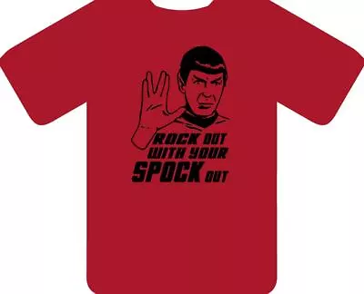 Buy Rock Out T-Shirt - Inspired By Dr Spock Star Trek • 15.99£