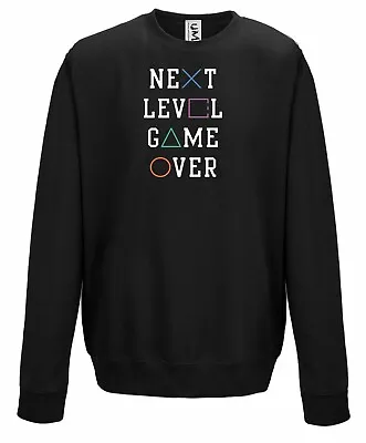 Buy Gamer Gaming Sweatshirt Next Level Game Over Jumper Gift All Sizes Adults & Kid • 14.99£