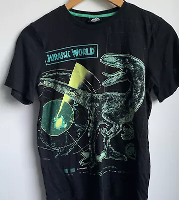 Buy Jurassic World Black Kids T-shirt Age 11 To 12 Dinosaur T-shirt • 7.99£