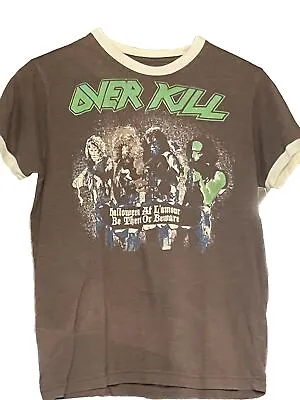 Buy Overkill Vintage Halloween T-shirt Double Sided Print • 35£
