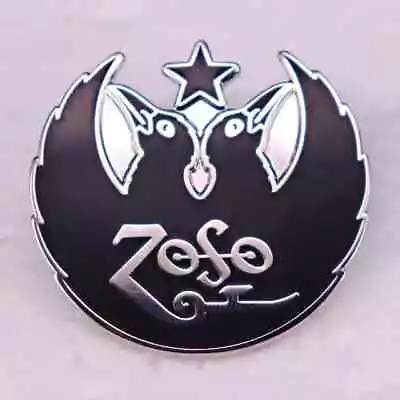 Buy Led Zeppelin Zoso Enamel Pin Hat Backpack Jackets Badge Brooch Merch Jimmy Page • 7.53£