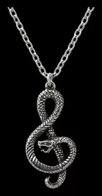 Buy Necklace Alchemy - Snake As Clef - Jewellery Chain Gift Gothic • 41.59£