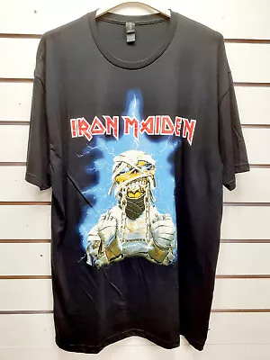 Buy Iron Maiden T Shirt New Official Powerslave Mummy Backprint Size XL Rock Metal • 17£