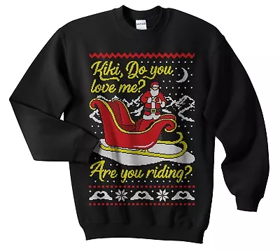 Buy Kiki Do You Love Me Christmas Sweater Jumper Sweatshirt Funny Ugly Dance Trend • 23.99£