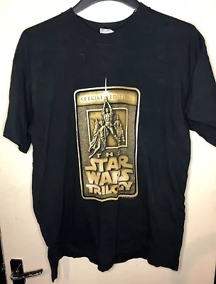 Buy Vintage Star Wars Trilogy Special Edition Single Stitch T Shirt Size XL • 15.99£